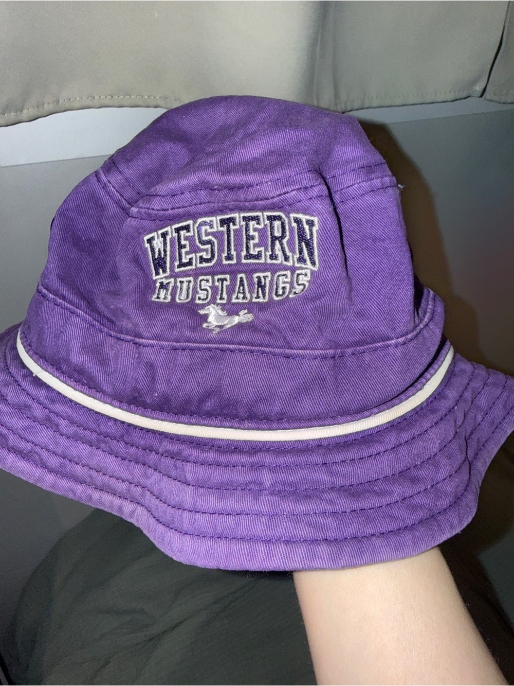 Western Mustangs Purple Bucket Hat